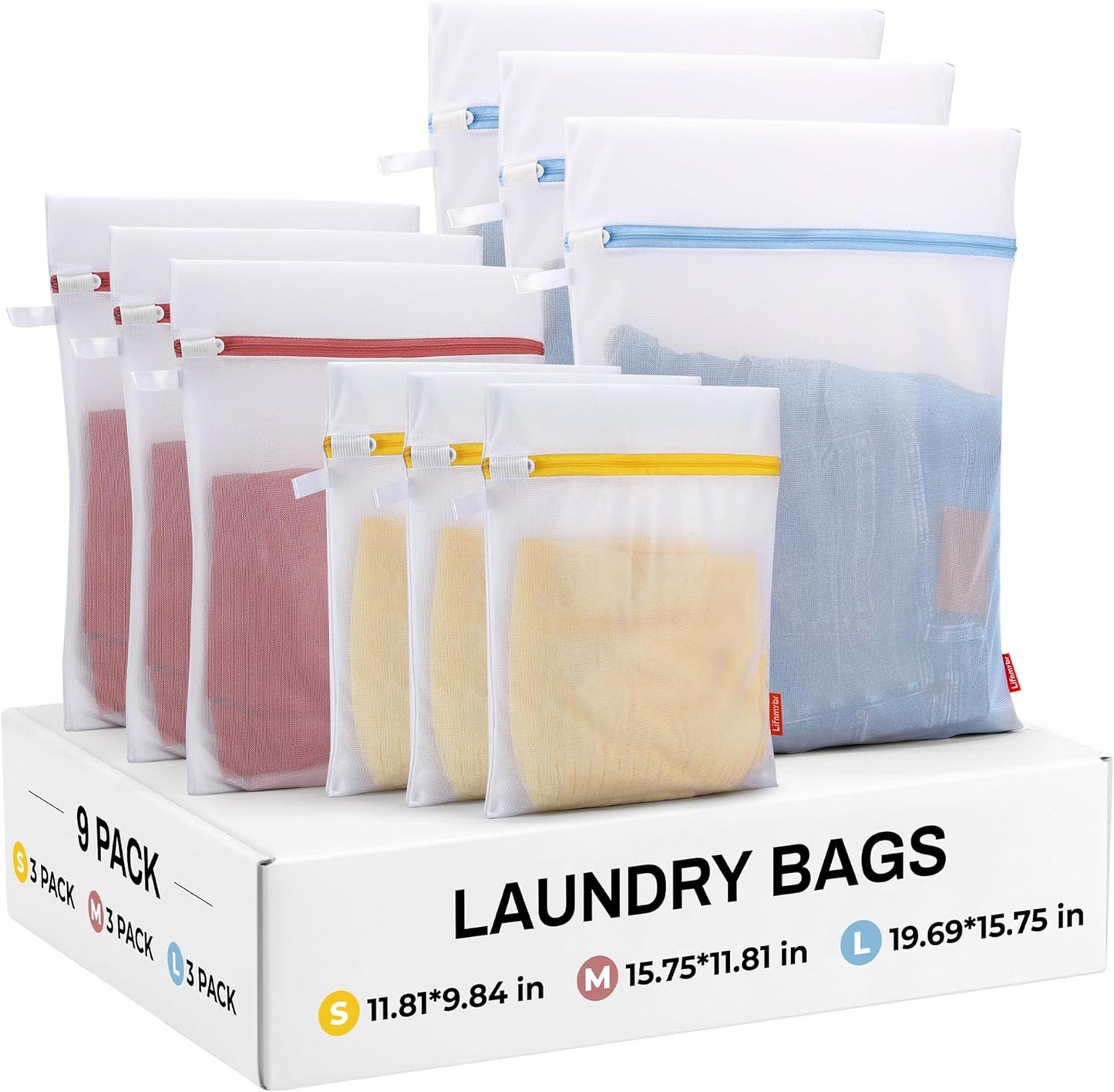 Premium Mesh Laundry Bags - Protect Delicates & More