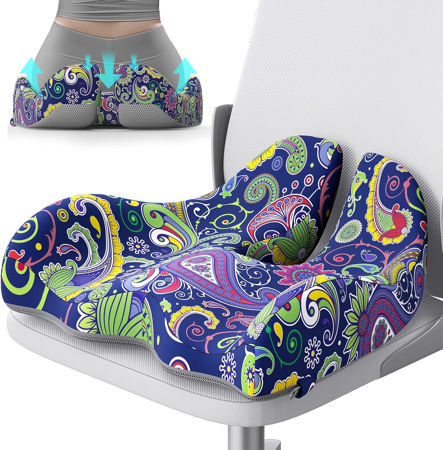 Memory Foam Seat Cushion - Pain Relief & Comfort