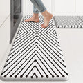 KIMODE Kitchen Mats Cushioned Anti Fatigue Set of 2 - Comfort & Non