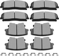 SCITOO RWD Ceramic Brake Pads Front and Rear Set - Reliable