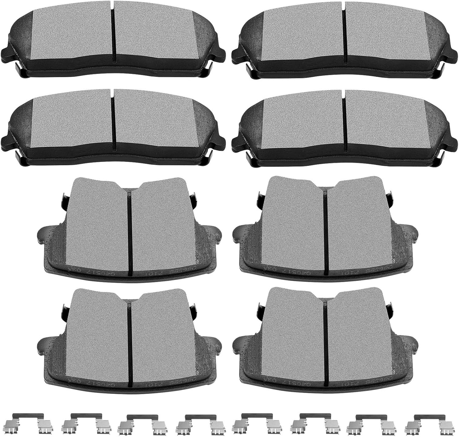 SCITOO RWD Ceramic Brake Pads for Chrysler Dodge Vehicles
