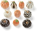 Lenox Mini Pumpkin 10-Piece Ornament Set - Charming Halloween Display