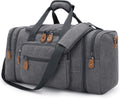 Gonex Canvas Duffle Bag 60L - Expandable Weekend Travel Duffel