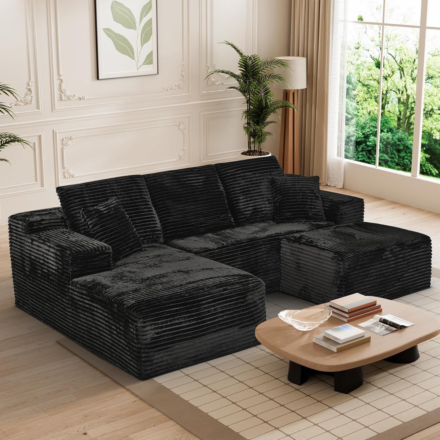 Modular Sectional Sofa Cloud Couch for Living Room Comfort