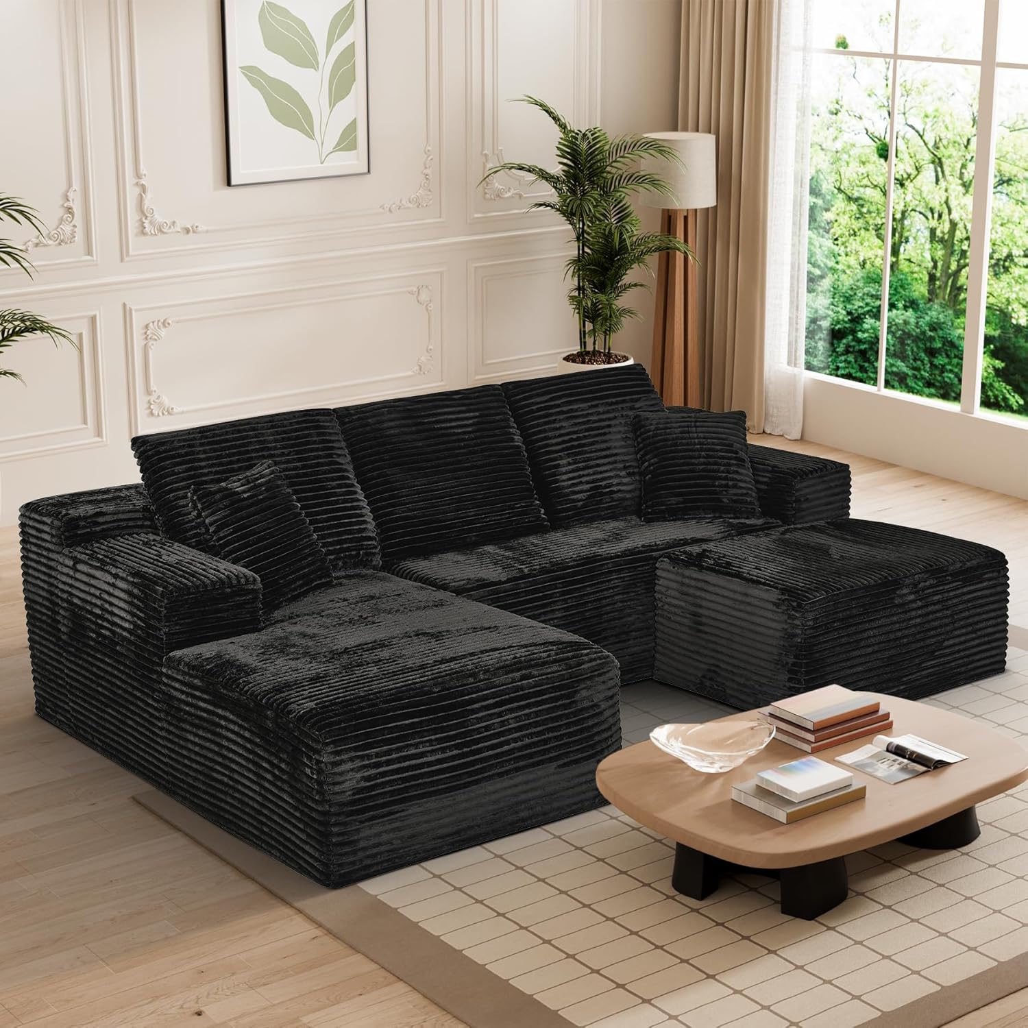 Modular Sectional Sofa Cloud Couch for Living Room Comfort