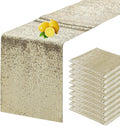 Sequin Table Runner 12 x 72 in 10 Pack Champagne - Party Sparkle