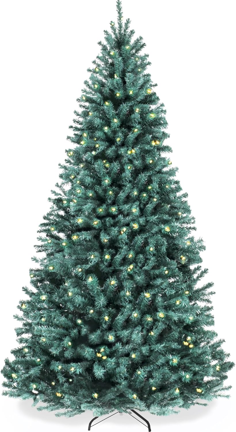12ft Premium Pre-Lit Artificial Christmas Tree for Holiday Decor