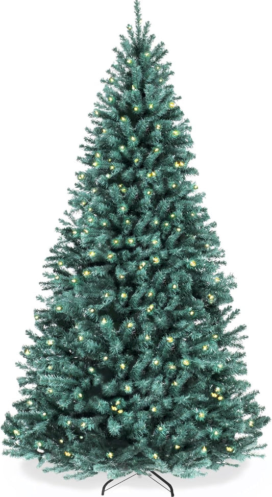 12ft Premium Pre-Lit Artificial Christmas Tree for Holiday Decor