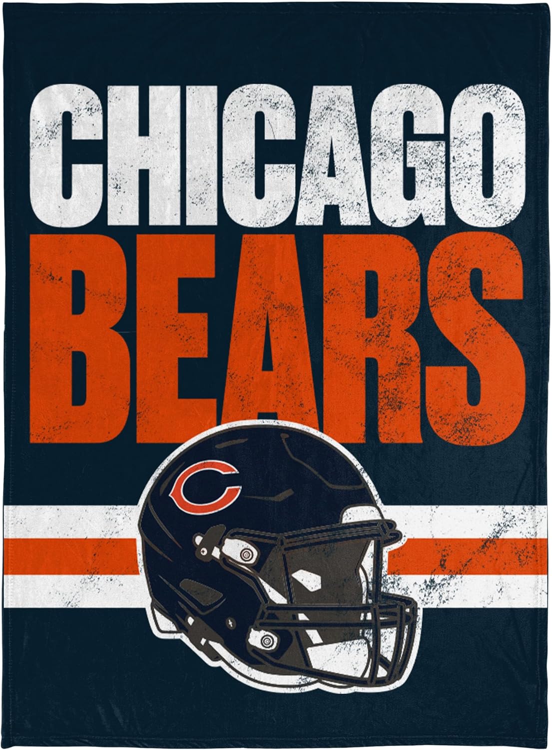 FOCO NFL Soft Plush Throw Blanket for Chicago Bears Fans