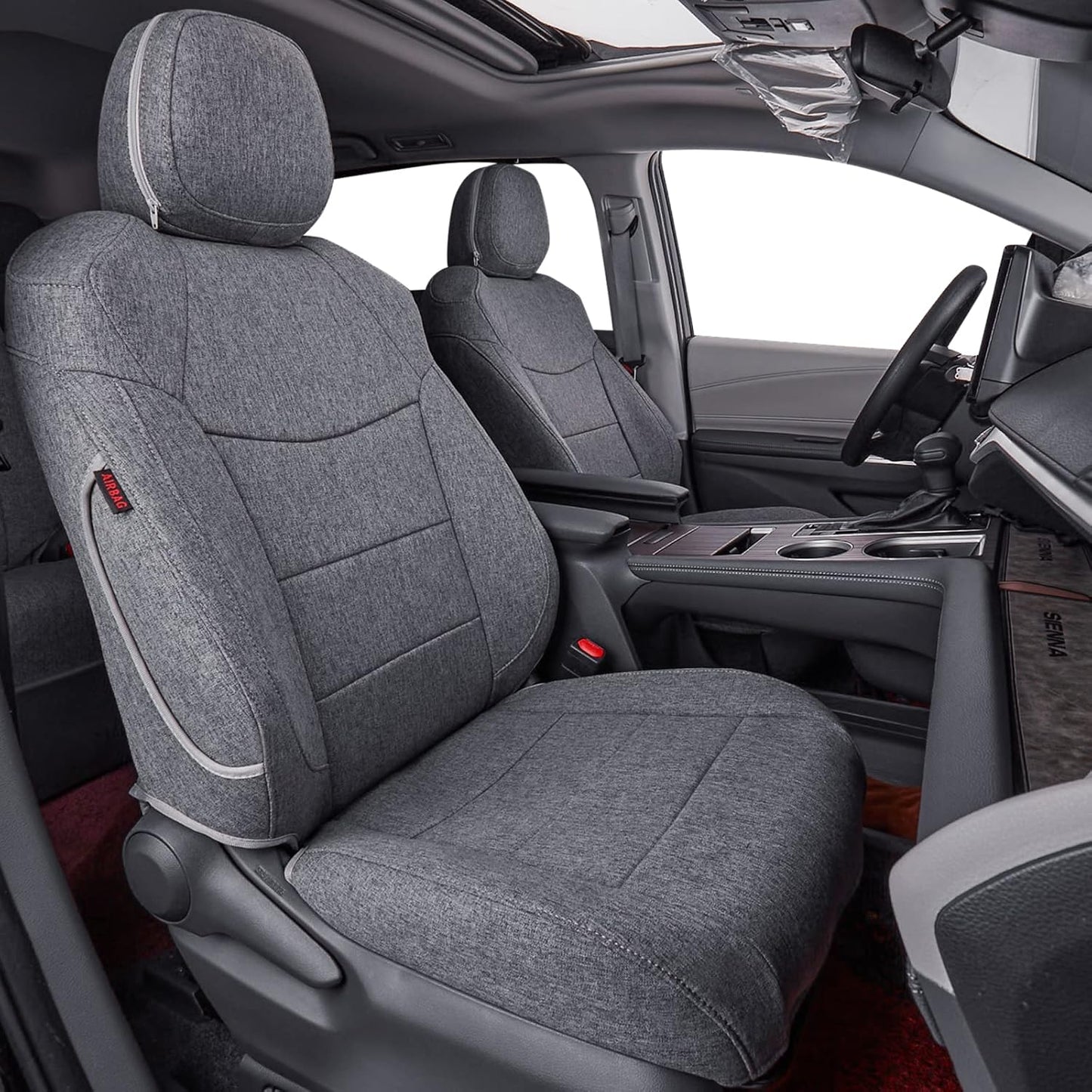 Custom Fit Car Seat Covers for 2021-2025 Toyota Sienna LE,XLE