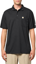 Men's Force Relaxed Fit Lightweight Short-Sleeve Polo - Breathable
