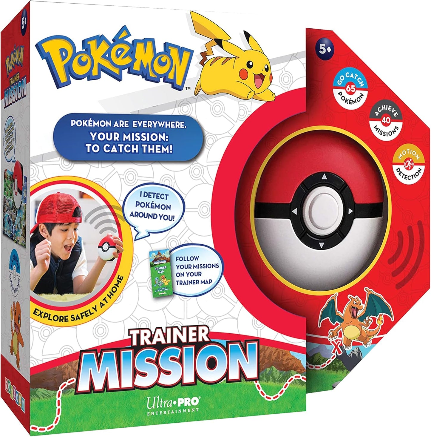 Ultra Pro Pokemon Trainer Mission Toy - Interactive Poke Ball Game