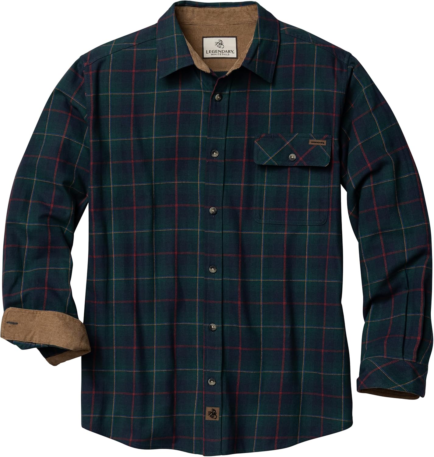 Legendary Whitetails Men's Flannel Shirt for Comfort and Style