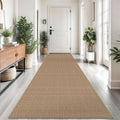 Braided Runner Rug 3x12 ft Washable Runner - Non Slip Hallway Rug