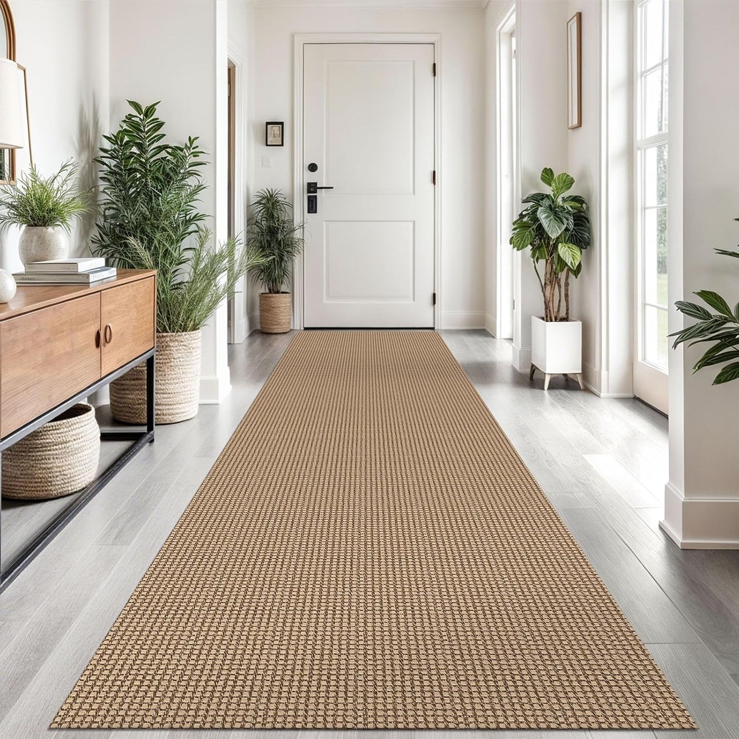 Braided Runner Rug 3x12 Ft Washable Non Slip Kitchen Runner