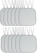 Chair Cushion Memory Foam Pads 16 in x 16 in - Soft Non-Skid Seat