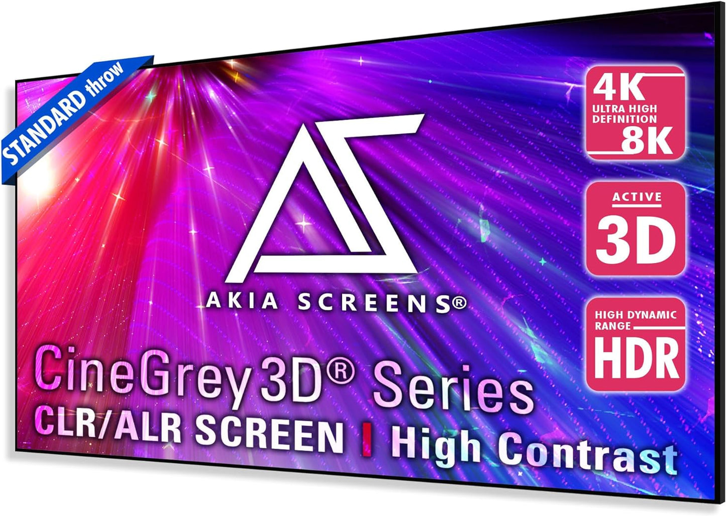 High Contrast 123 ALR Projector Screen - AKIASCREENS