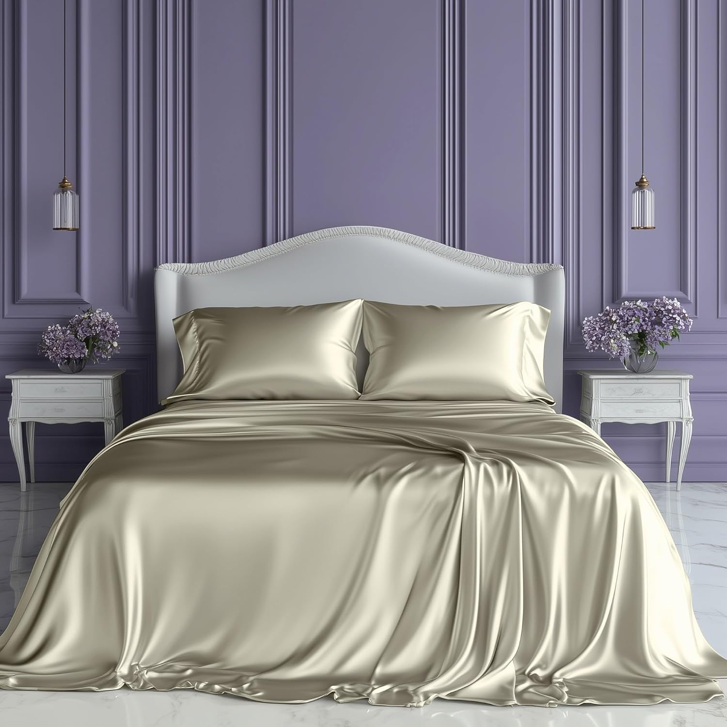 Satin Sheets Queen Size Set for Luxurious Sleep Experience