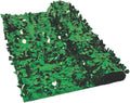 Green Floral Sheeting Backdrop 3 ft x 15 ft - Elegant Event Backdrop