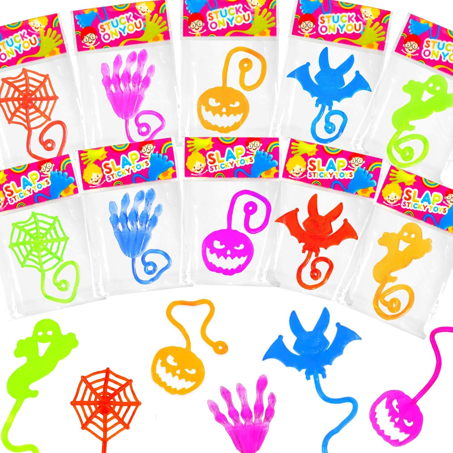 Halloween Trick or Treat Toys Bulk for Kids - 300 Pcs Fun