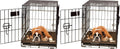 Self-Warming Dog Crate Mat Large 25 x 37 in - Cozy Machine Washable