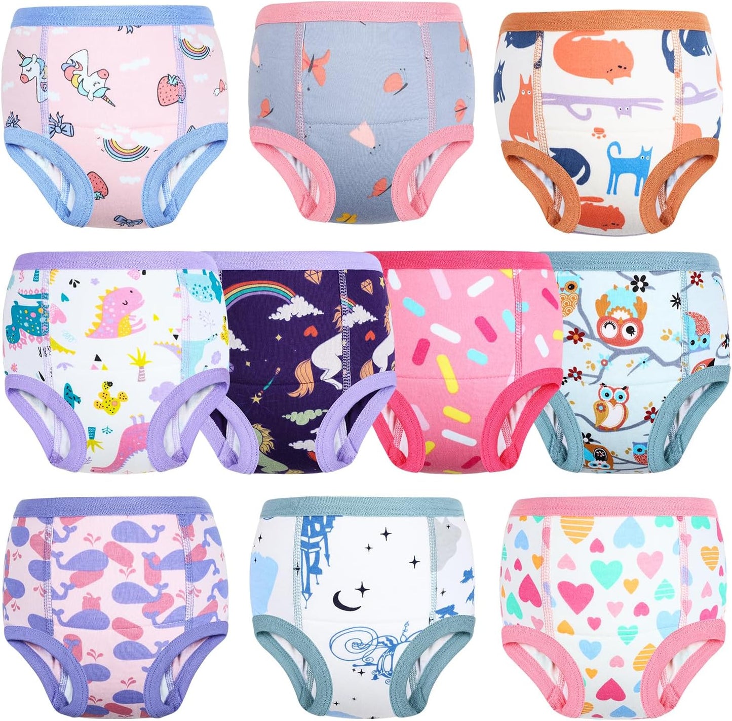 MooMoo Baby Potty Training Underwear for Boys and Girls 2T-9T