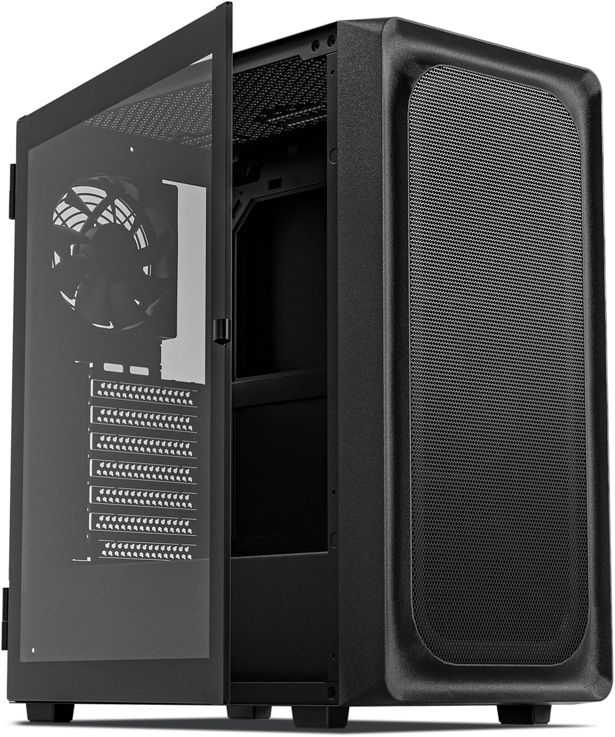 DARKROCK EC2 Black ATX Mid Tower Case with Tempered Glass