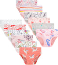 Winging Day Little Girls Cotton Panties Multipack - Soft, Breathable
