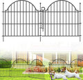 Decorative Metal Garden Fence with Gate Lock for Your Yard