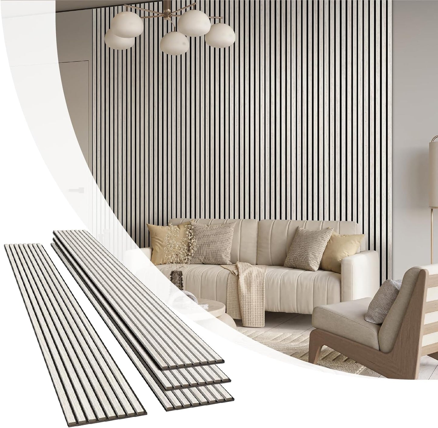 Olanglab Wood Slat Wall Panels for Stunning Interior Decor