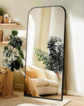 Delma Full Length Mirror 56in x 25in - Standing Aluminum Frame