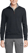 Lands' End Bedford Rib Quarter Zip Sweater - Soft, Versatile Layer on