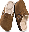 Torotto Kids Suede Clogs Cork Footbed Toddler Slippers
