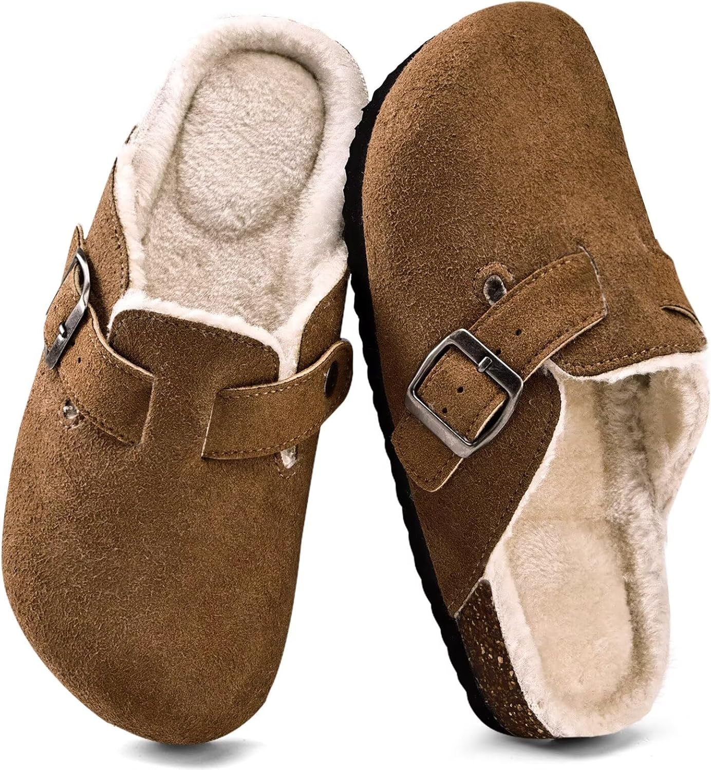 Torotto Kids Suede Clogs with Arch Support for Comfort & Style