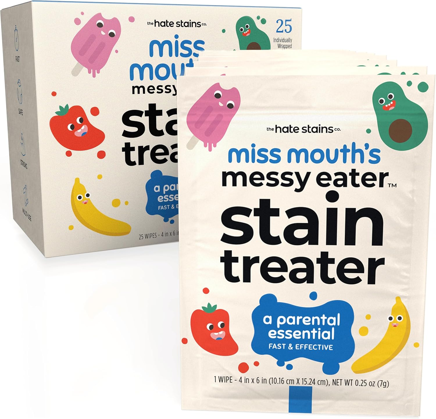 Stain-Free Baby Essentials: Miss Mouth's 25-Pack Wipes