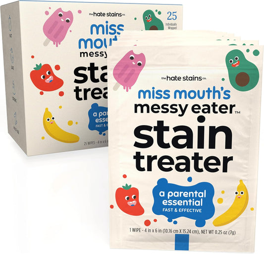 Stain-Free Baby Essentials: Miss Mouth's 25-Pack Wipes