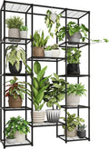 Outdoor Tall Plant Stand for Indoor and Outdoor Use - Black