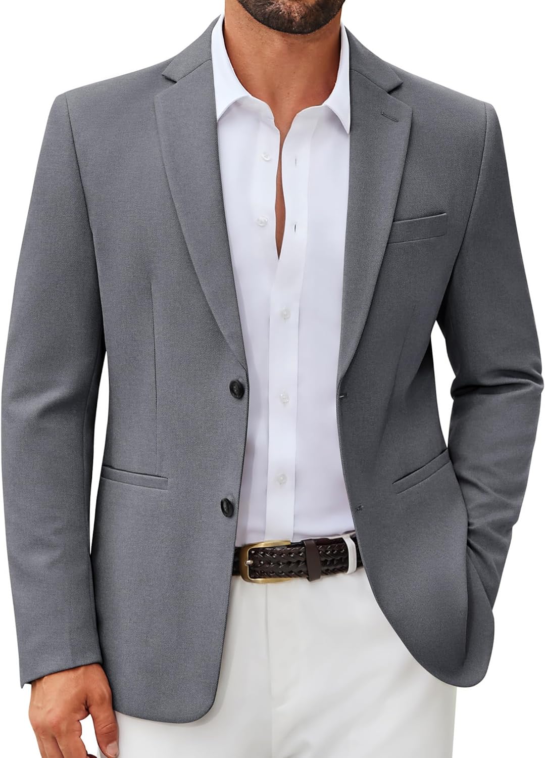 COOFANDY Men's Casual Blazer Slim Fit Lightweight Sport Coat