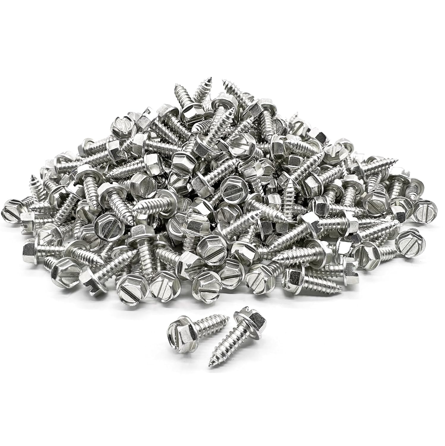 400 Pack License Plate Screws for Cars, Trucks, and SUVs