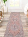 Washable Runner Rug Hallway Carpet 2x8ft - Stain Resistant, Non-Slip