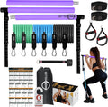 Upgraded Pilates Bar Kit 39 Adjustable Exercise Bar - Portable Home