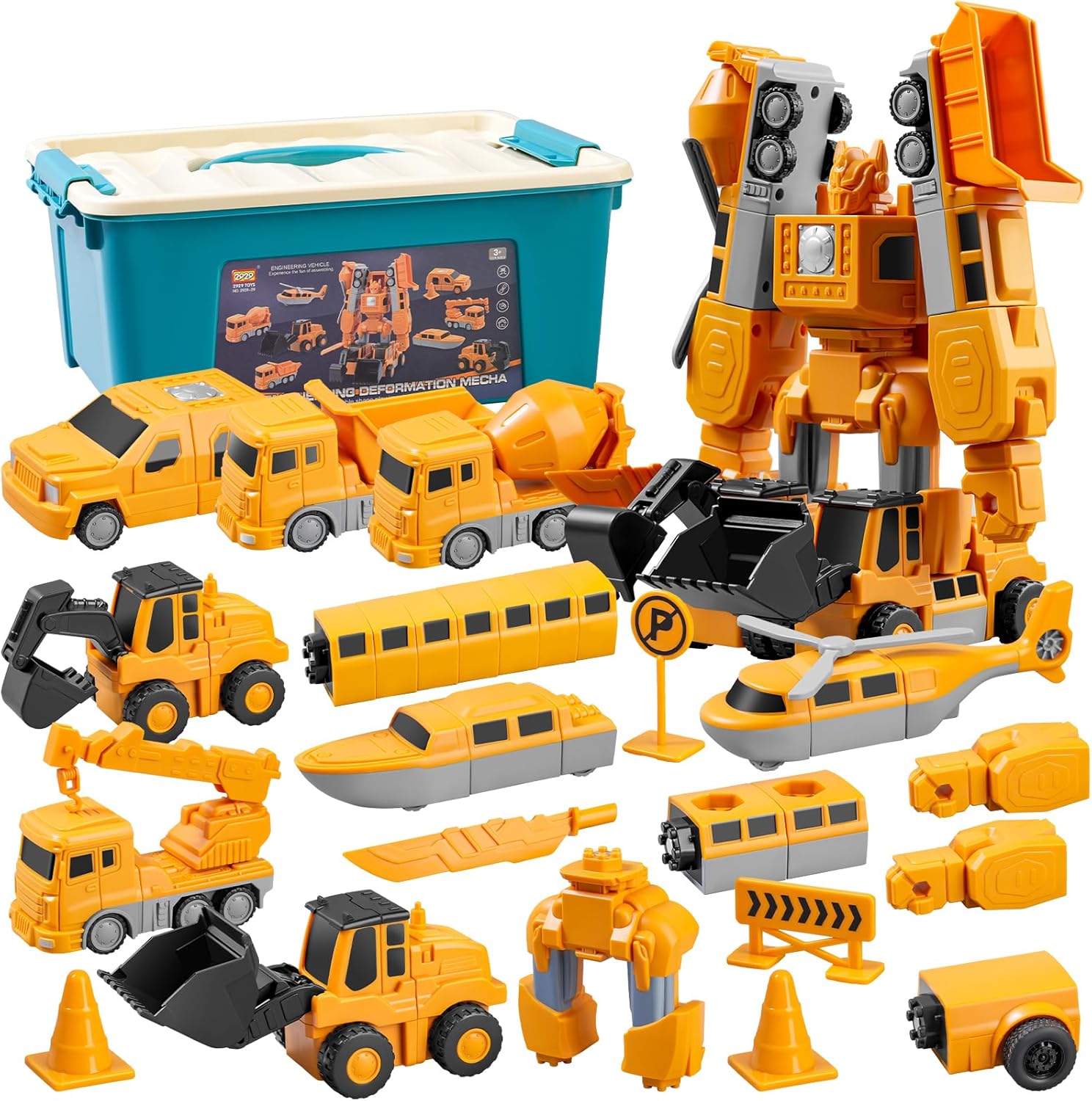 Magnetic Transforming Construction Toy Set