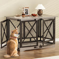 COZPAW Large Dog Crate Furniture - Heavy Duty Indoor Kennel