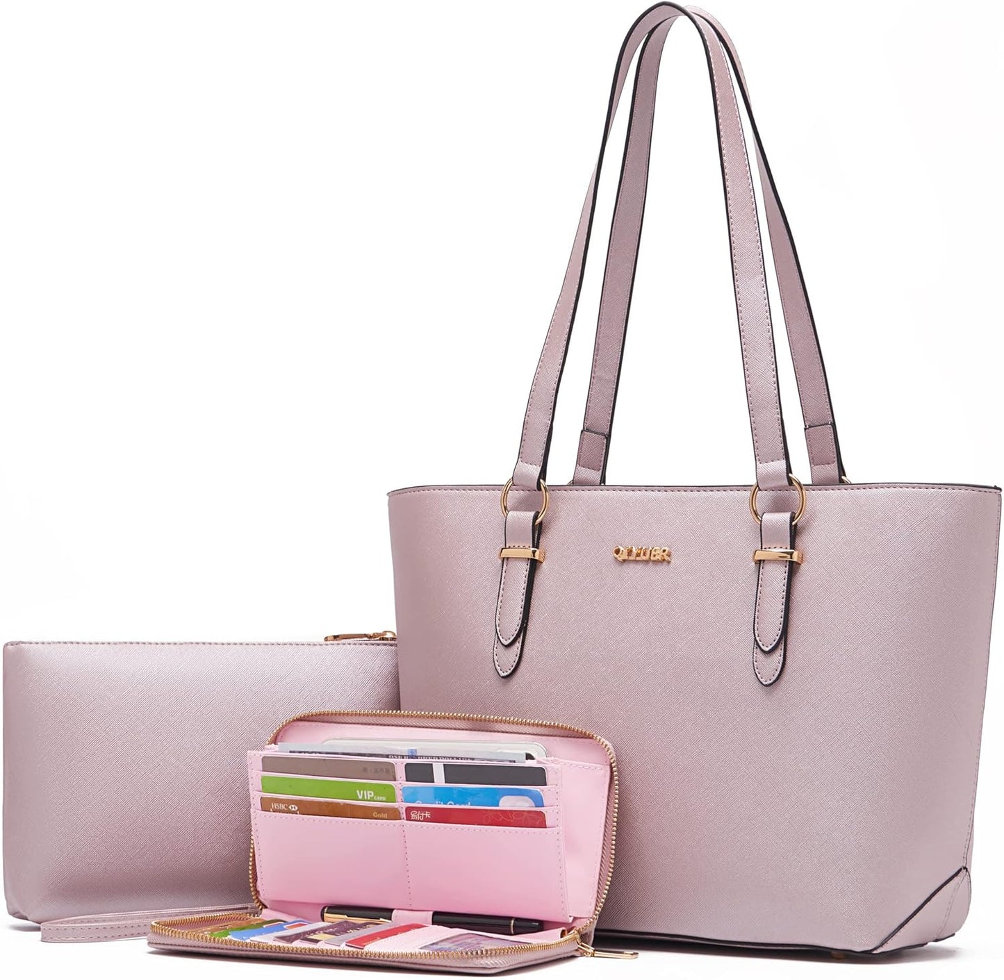 Stylish Purses And Wallets Set For Women Work Tote Satchel