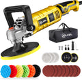 SILVEL Buffer Polisher 1600W 7in/6in - Variable Speed Wax Machine