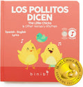 Binibi Spanish Musical Book for Babies & Toddlers - Bilingual Sound
