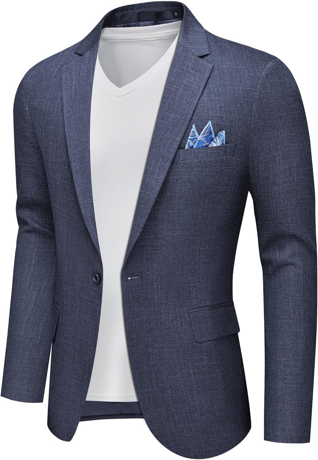 MAGE MALE Men's Slim Fit Blazer Jackets for Casual Events