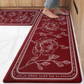 ROTTOGOON Kitchen Floor Mat Set of 2 - Cushioned Anti Fatigue Kitchen
