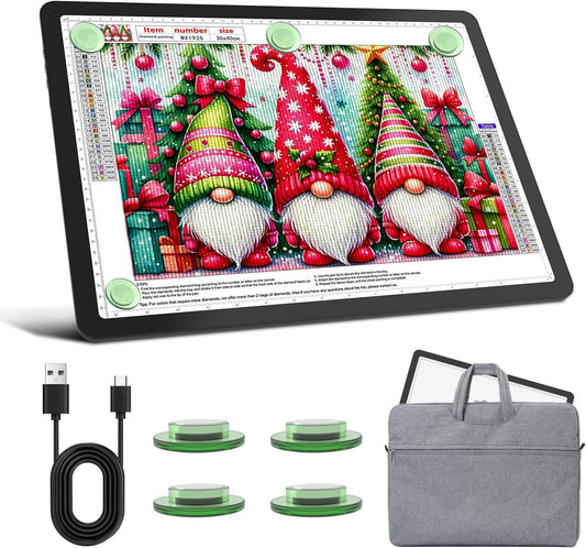 Rechargeable A3 Diamond Art Light Board for Creative Projects