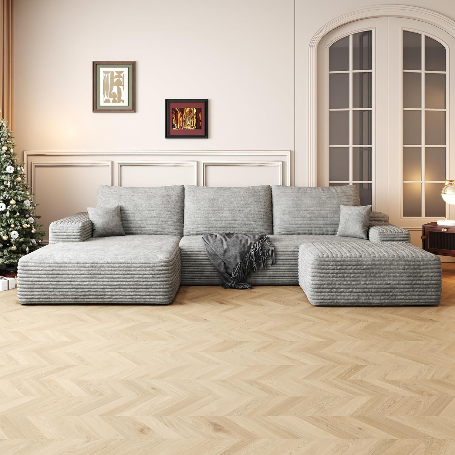 108 Sectional Couches for Living Room Modular Sofa with Chaise